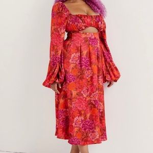 For Love & Lemon Nikki Midi dress